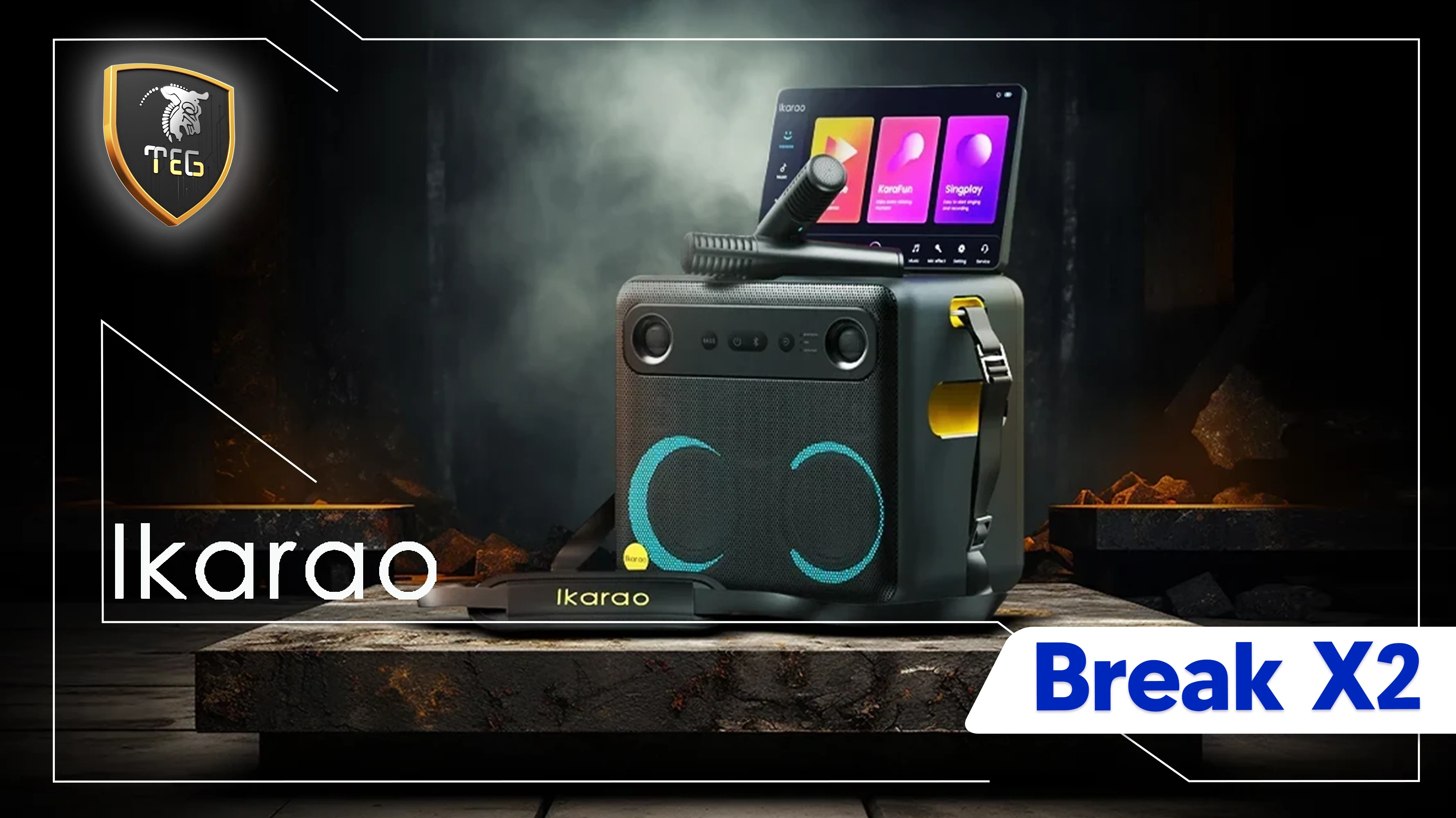 اسپیکر کارائوعه Break X2 از برند Ikarao